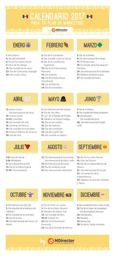 a yellow and white calendar with spanish words