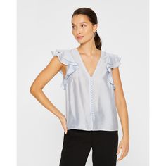 Discover great products at the best prices at Dealmoon. Club Monaco Ruffle Sleeve Button Top. Price:$119.00 at Club Monaco Fabric Covered Button, Button Top, Lightweight Tops, Ruffled Sleeves, Covered Buttons, Shirts Tops