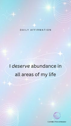 i observe abundance in all areas of my life by daily affirmation on deviserve