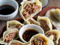 Crispy on the bottom and juicy on the inside, Japanese Gyoza are pan-fried dumplings that are perfect as an appetizer, snack, or main dish... Gyoza Dumplings Recipe, Gyoza Dumplings, Dumplings Recipe