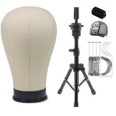 Store Categories Store Categories US Warehouse Sporting Goods Home and Garden Healthy and Beauty Craft and DIY Other Cork Canvas Block Head with Mini Stand Wig T Pins C Curved Needles 1 Roll Thread Product Description Description:  Base with mount hole easy to fit with the most wig clamp, High quality knitted canvas covers with plastic base. Model head stand Strong enough to hold mannequin head wigs on flat surface.  50 T and 20 C Shape Needle Pins Wig T-pins for Holding Wigs Sewing Hair Extensi Salon Equipment Tools, Luxury Retail Store, Mannequin Head Stand, Baking Conversion Chart, Hair Salon Equipment, Wig Head, Display Mannequins, Block Head, Hat Display