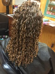 Spiral Perm Before And After, Brenna Core, Permed Hairstyles Medium, Permed Hairstyle, Medium Permed Hairstyles, Medium Perm, Spiral Perm Long Hair, Spiral Curly Hair, Perm Ideas