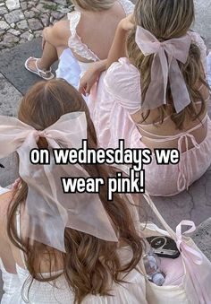 Mine don't repost please | #whisper #girlblogger #pink #outfits #pinkaesthetic #bows #girlhood #meangirls Pink On Wednesdays, Regina George, Aesthetic Themes, Iconic Movies, Pink Outfits, First Girl, Mean Girls