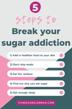 Sugar addiction is real. It can be so hard to break. You want to look into why you are addicted to sugar and is it a coping strategy? Follow these steps to help you break your sugar addiction/ #sugaraddiction #addiction #weightloss Rainbow Food, Ate Too Much, Eat The Rainbow, Diet Food List