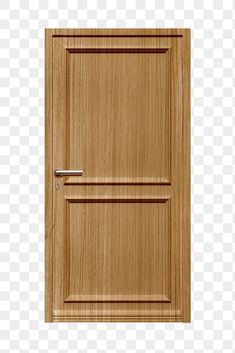 an open wooden door with no glass on the front and side doors, hd png