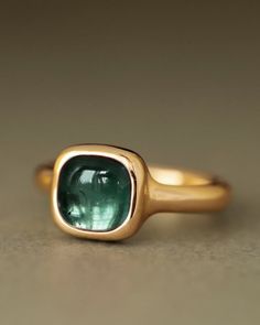 The Sovereign Ring by George Rings Signet Rings With Stones, Heirloom Rings, Luxury Jewelry Brands, Funky Jewelry, Ring Blue, Green Tourmaline, Jewelry Inspo, Blue Rings, Emerald Ring