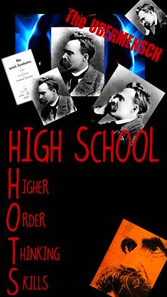 the poster for high school, which features three men with beards and mustaches