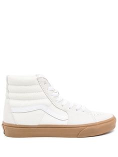 ivory white calf leather corduroy perforated toebox logo patch to the side and tongue logo at the sole round toe front lace-up fastening branded insole flat rubber sole Sk8 Hi, Vans Shop, Vans Sk8, Ivory White, Mens Shoes Sneakers, Lace Front, Patch Logo, Calf Leather, Shoes Sneakers