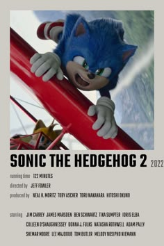 the poster for sonic the hedgehog 2