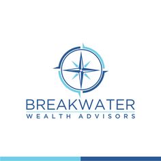 the logo for breakwater health advisory, which is designed to look like a compass