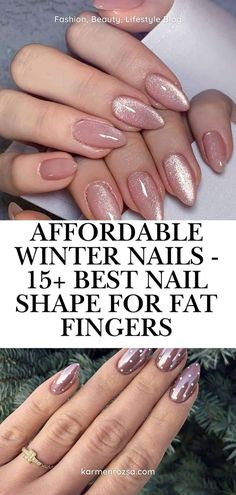 Affordable Winter Nails - 15+ Best Nail Shape for Fat Fingers. Style doesn’t have to break the bank. This guide features affordable winter nail ideas with shapes that flatter and enhance. From glossy neutrals to festive glitter, find the perfect design to match your winter wardrobe.