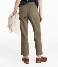 Women's Signature Washed Cotton Barrel Pants, High-Rise Tapered Leg | Pants at L.L.Bean Effortless Straight Leg Pants For Fall, Cropped Cargo Style Workwear Bottoms, Cropped Cargo Bottoms For Workwear, Effortless Workwear Pants With Pockets, Effortless Cotton Pants With Pockets, Cotton Pants With Pockets, High Waist Utility Pants For Elevated Casual, Fall Cargo-style Cropped Bottoms, Effortless Relaxed Fit Pants With Pockets