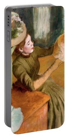 The Millinery Shop Edgar Degas Portable Battery Charger Edgar Degas, Artist Websites, Art