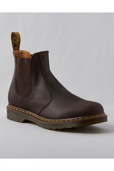 Dr. Martens Smooth leather/Iconic stitching/Grooved sides & scripted heel-loops/Comfortable air-cushioned sole/Not Eligible For Promotions | Only Ships Within The USA Mens Outfitters, Chelsea Boot, Smooth Leather, Chelsea Boots, American Eagle Outfitters, Women's Jeans, American Eagle, Chelsea, Men's Shoes