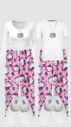 #couplesoutfit #hellokitty Couples Clothes, Bff Matching Outfits, Me And Who, Matching Outfits Best Friend, Couple Matching Outfits, Hello Kitty Clothes, Bff Outfits, Cute Couple Outfits, Outfit Inspo Casual