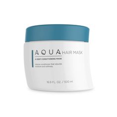 Aqua Hair Extensions’ Hair Mask contains a unique blend of nutrients that will rejuvenate, repair, and rebuild elasticity leaving hair shiny, smooth, and hydrated without adding additional weight. Revitalizes, repairs, and rebuilds hair's elasticity. Hydrates and adds shine without weighing down hair. Great as a maintenance product, or as an add-on treatment for the client. Size: 16.9 fl. oz. / 500 mL Using high heat tools leaves hair extensions dull and dry. With Aqua Hair Extensions' Hair Mask Argan Oil Hair Mask, Hair Extension Care, Deep Conditioning Hair Mask, Conditioning Hair Mask, Deep Conditioning Hair, Conditioning Hair, Aqua Hair, Hydrating Hair Mask, Edges Hair