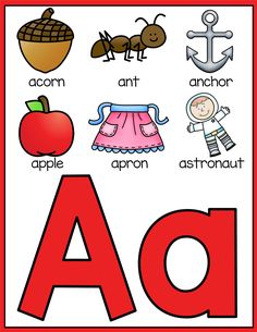 the letter a is for an apple