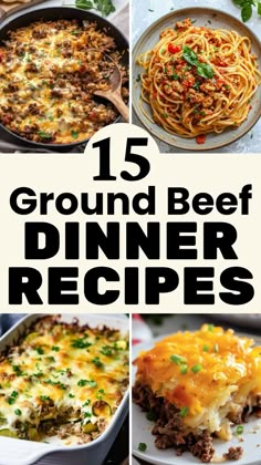 the top 15 ground beef dinner recipes