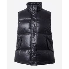 Nwt Topshop Shiny Puffer Vest Size: Small (4-6), Color: Black Stand Collar Quilted Zip Up Front With Velcro Closure Slant Pockets At Front With Velcro Closure Adjustable Drawstring At Inner Hem Lined 100% Polyester Across Chest: Approx. 17.5" Pit To Pit: Approx. 22.5" Length: Approx. 28.25" Smoke/Pets Free Home Excellent Condition Shiny Puffer Vest, Puffer Vest, Stand Collar, Black Color, Zip Ups, Puffer, Topshop, Jackets & Coats, Jackets For Women