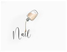 Logo Design For Nail Artist, Nails By Logo, Nail Drawing Logo, Nails Logo Instagram, Logo Nails Salon, Nail Logo Design Ideas, Nail Logos Ideas, Nail Logos