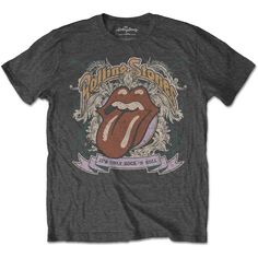 The Rolling Stones It's Only Rock & Roll Unisex T-Shirt The Rolling Stones Shirts, Rolling Stones Womens Shoulders Off Shirt, Cheap Cotton Rock T-shirt, Rolling Stones Shirt Walmart, Rocks Shirts, The Roling Stones, Short Styles, Rolling Stone, Screen Printing Designs