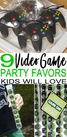 video game party favors for kids will love these fun games and treats to play with