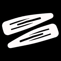 two black and white arrows on a black background