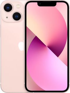 an apple iphone 11 is shown in pink and white, with the camera facing forward