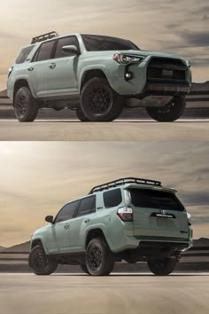 two different views of the toyota 4runner