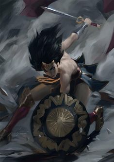 Wonder Woman by Sean "Raiko" Taylivestreamed work Art Geek, Superman Wonder Woman, Lois Lane, Dc Comics Artwork