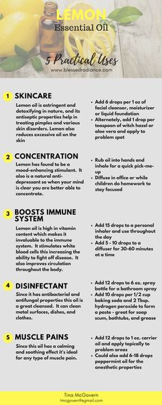 Learn about 5 practical uses of Lemon Essential Oil.  I only use Ameo www.blessedradiance.com Lemon Uses, Lemon Essential Oil, Lemon Oil, Skin Disorders, Liquid Foundation, Facial Cleanser