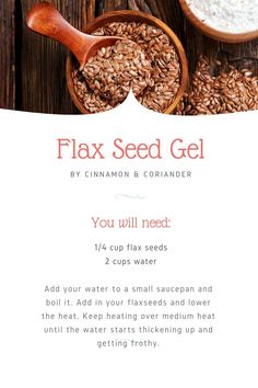 Flaxseed Gel Recipe, Flaxseed Hair Gel, Homemade Hair Gel, Flax Seed Gel, 2 Ingredient Recipes, Flaxseed Gel, Perfect Definition, Curl Definition, Diy Kosmetik