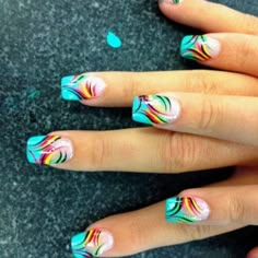 Bright Hand Painted Nail Designs, Purple Nail Art, Fingernail Designs, Amazing Nail Designs, Pretty Nail Designs, Pretty Nail Art Designs, Diy Nail Designs, Pretty Nail Art