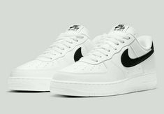 Nike Air Force One Men, Nike Air Force Mens, White Nike Tennis Shoes, New Nike Air Force, Black Leather Sneakers, Nike Air Force 1 07, Mens Nike Air, Men Model, Classic Sneakers