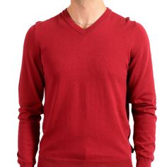 Hugo Boss "Pacello" Men's Red V-Neck Pullover Sweater Us M It 50 Country/Region Of Manufacture: Turkey Retail Value: $295.00 This Is Authentic Hugo Boss "Pacello" Men's Red V-Neck Pullover Sweater Sku: Kj-20259 Model: 50442139 10231031 01 609 Material: 100% Cotton Chest: 19" Sleeve: 26.5" Shoulder: 18" Length: 26" Classic Red V-neck Sweater, Classic Red V-neck Long Sleeve Sweater, Classic Red V-neck Sweater For Winter, Red Cotton V-neck Sweater, V Neck Sweaters, Hugo Boss Orange, Slim Fit Sweater, Boss Orange, Large Sweaters