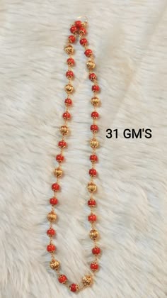 Pavazham Jewellery, Pavalam Necklace, Coral Jewelry Set Pearl, Rudraksha Pendant, Pearl Bridal Jewelry Sets