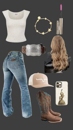 Country Outfits For Concerts, Outfits For Concerts, Summer Cowgirl Outfits, Summer Cowgirl, Cute Outfits With Leggings