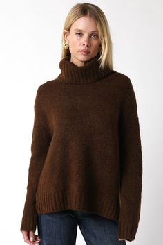 Soft oversized sweater Chocolate Sweater, Coffee Sweater, Formal Dress Shops, Black Dress Formal, Outerwear Vest, Athleisure Wear, Coffee Bean, Sweater Sale, White Maxi Dresses