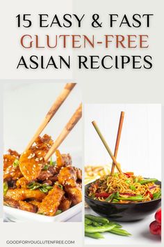 Try these 15 fast and easy gluten-free Asian recipes instead of ordering Chinese or Thai take-out. Enjoy pad thai, vegetable lo mean, rice paper wrapped egg rolls, sesame chicken and more. Gluten Free Thai Recipes