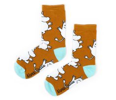 Cute Moomin socks for ladies.  ★ Product details ★ Size: One size fits all (EU36-42) Color: Brown & amp; Mint Material: 75% Cotton + 23% Polyester + 2% Elastane   ★ Orders & Shipping ★ We ship worldwide.  Your order will be ready for shipment in 1-3 business days. Estimated shipping time is 3-14 days. NOTE: It is important that you provide us with a telephone number that you use during day time, preferably a cell phone number. We want to be able to contact you if anything unpredictable comes up Moomin Socks, Moomin Shop, Cell Phone Number, Socks For Women, Colorful Socks, Womens Casual, Happy Women, Casual Socks, Socks And Hosiery