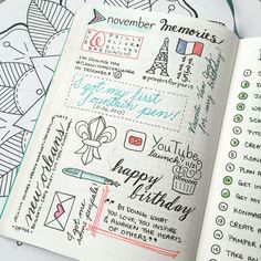 Journal November, Letras Cool, Pinterest Journal, Boho Berry, Sketch Note, Notebook Art