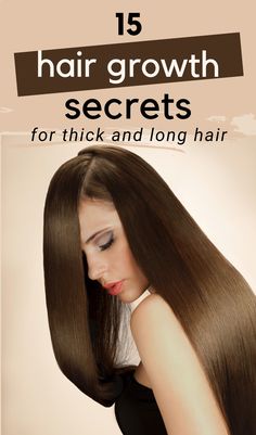 These are the best hair growth secrets that will help you get long and thick hair fast and keep it healthy and luscious for long. Long And Thick Hair, Best Hair, Cool Hairstyles