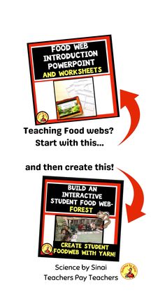 two posters with instructions on how to use the power point for teaching english and spanish