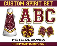 Cheerleading Crafts, Books Stickers, Pom Pom Girl, Crafts Cards, Team Gear, Clear Background, Cards Scrapbooking, Promotional Item, Background Png