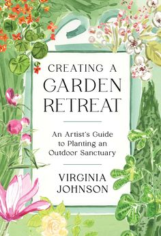 the book cover for creating a garden retreat