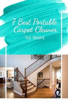 the best portable carpet cleaner for stairs is in this post - it - all photo collage