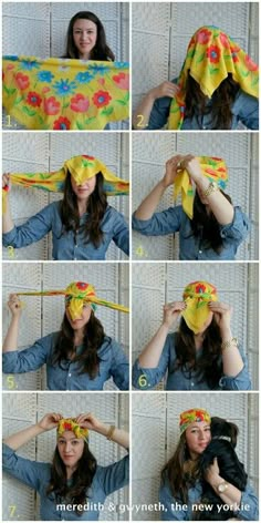 Tie A Turban, Peinados Fáciles Para Cabello Corto, Turban Style, Bandana Hairstyles, Hair Wraps