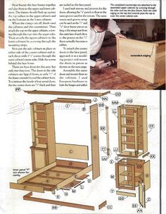 the instructions for making a bed frame with drawers and headboard are shown in this article