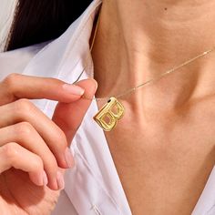 Make a statement with our Bubble Letter Necklace. This chic piece features a bold, bubble-shaped letter that reflects your unique identity. Whether worn alone or layered with other pieces, it brings a trendy yet elegant vibe, making it an ideal gift for yourself or a loved one. - Made in 14k Solid Gold - Pendant Length: 20 mm / 0.78 inches- Thickness: 6 mm / 0.24 inches -This product comes with iconic Norm Jewels gift box Modern Monogram Jewelry For Anniversary, Chic Personalized Initial Pendant Necklace, Modern Initial Pendant Jewelry With Initials, Chic Personalized Initial Pendant Jewelry, Personalized Chic Initial Pendant Jewelry, Modern Monogram Initial Pendant Jewelry, Luxury Personalized Jewelry Gift, Modern Initial Pendant Necklace With Polished Finish, Modern Initial Pendant Clavicle Chain Jewelry