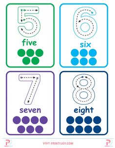 printable number cards for kids to practice counting